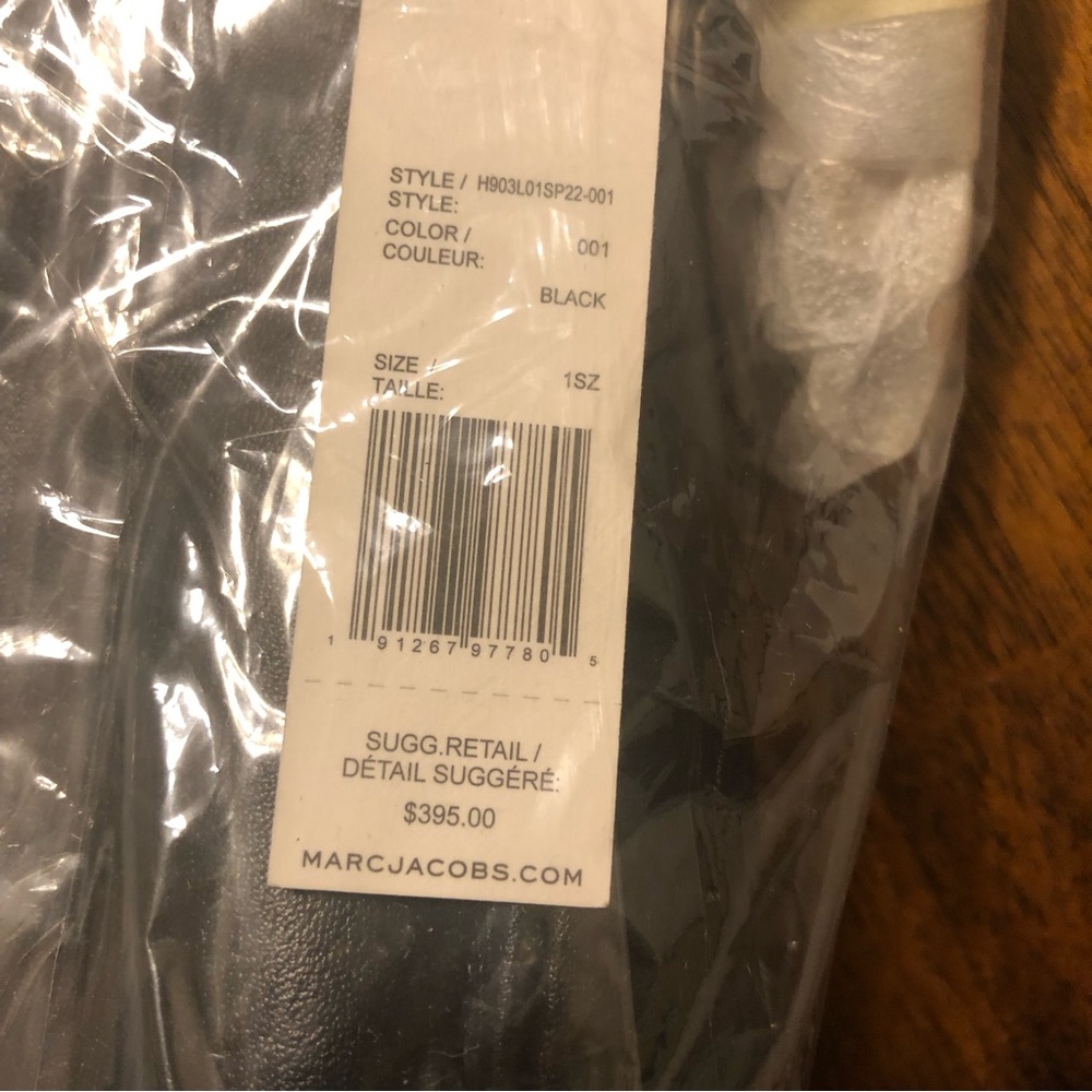 NWT $395 MARC JACOBS Tempo Baguette Shoulder Bag in Black! - Picture 9 of 9